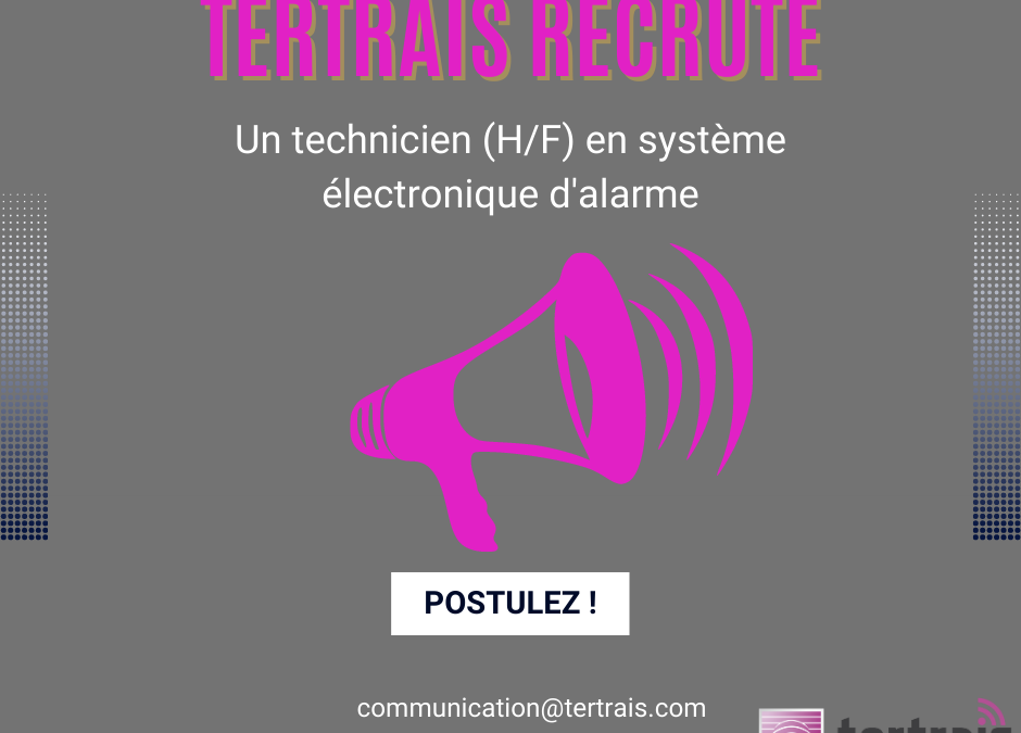 ELECTRO TECHNICIEN EN SYSTEME DE SECURITE H/F