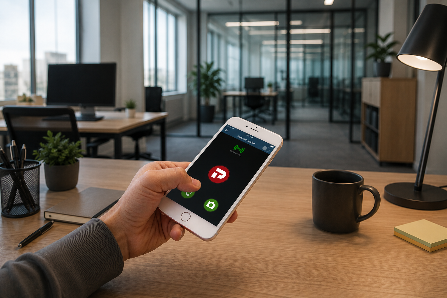 Protection du travailleur isolé<br />
 smartphone